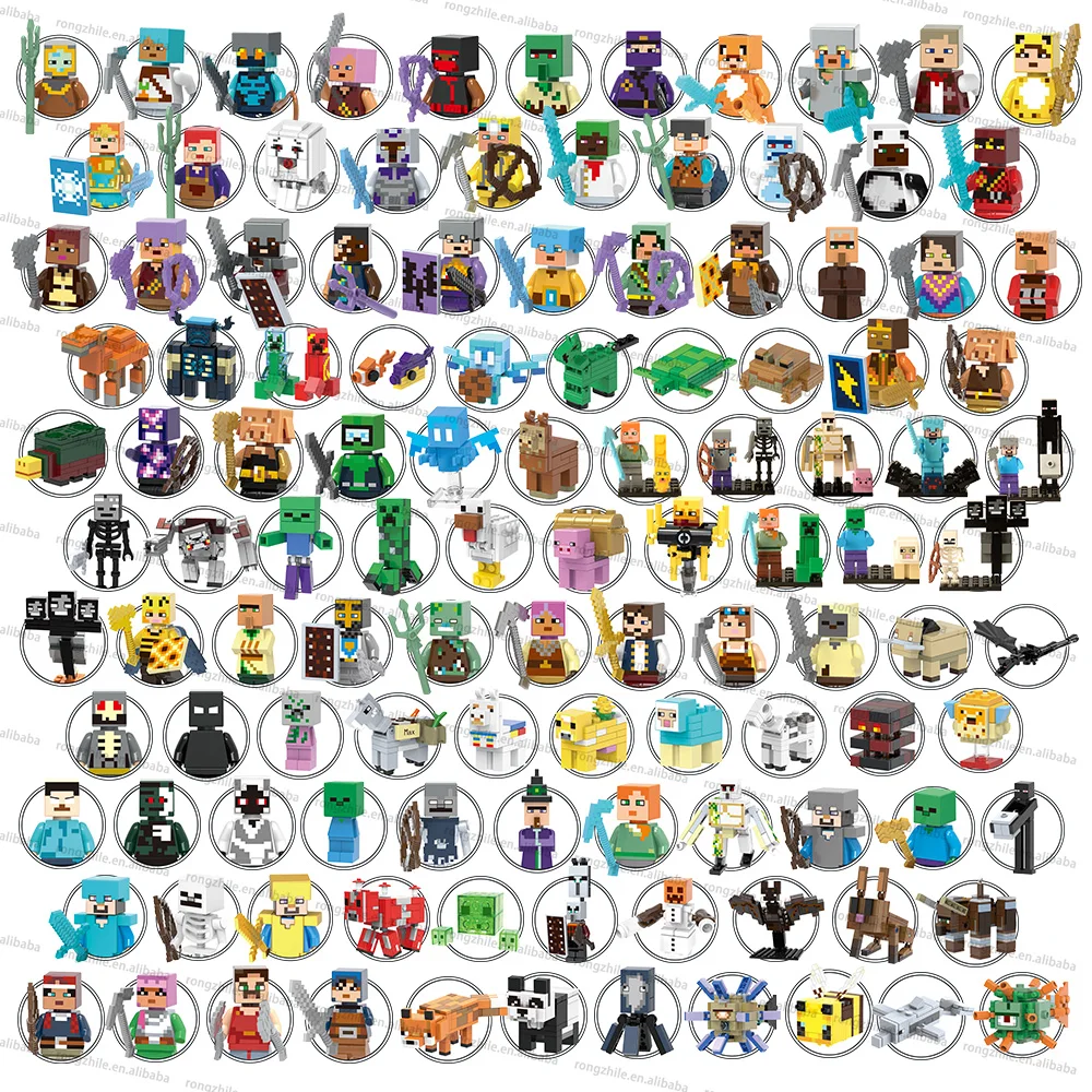 WM6170 WM6097 WM6074 Five Nights At Freddy Chica Bonnie Freddy Foxy Balloons Boy Lolbit FNAF Collect Building Blocks Kids Toys