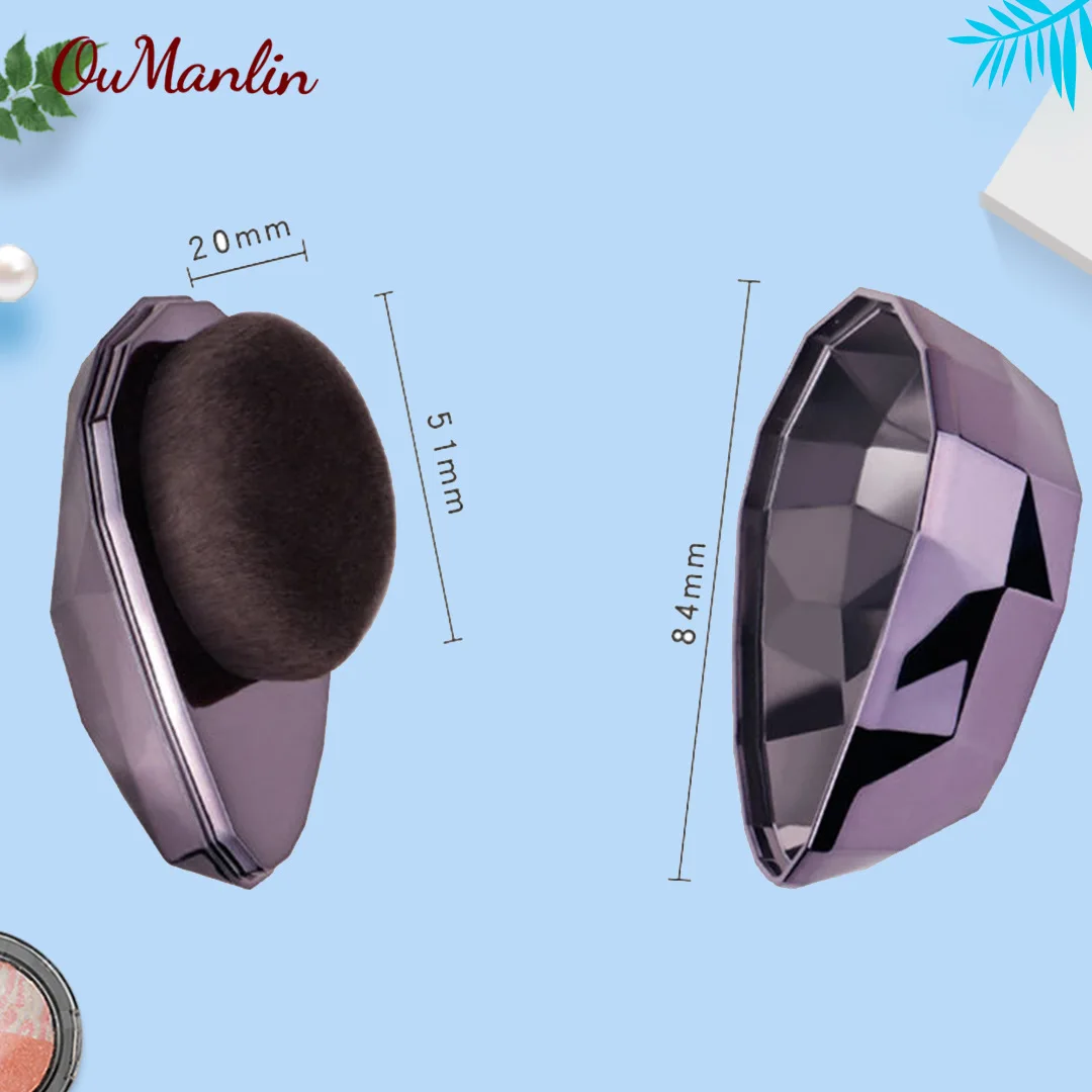 OumanLin Synthetic Hair Brochas De Maquillaje Profesional Dense Seamless Flat Top Liquid Foundation Brush Magic Face Cosme