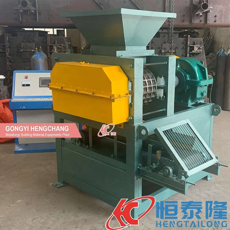 high capacity ball pressing equipment pulverized coal charcoal dust power briquette press making machine