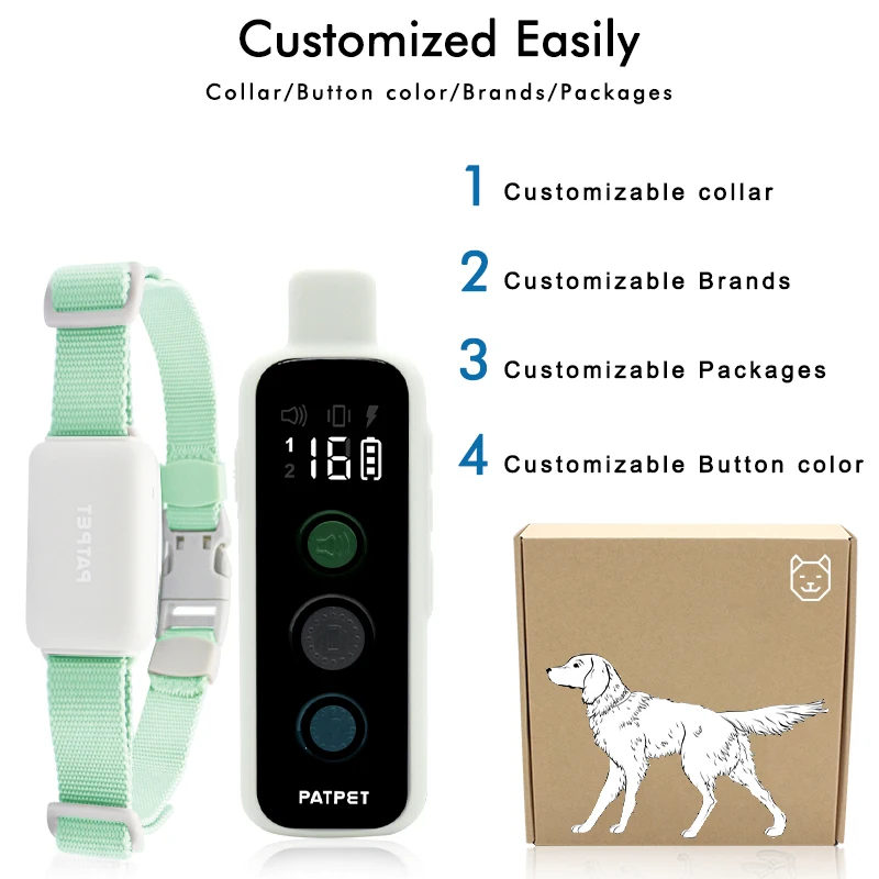 Wholesale Rechargeable Pet Training Tools Anti-bark Dog Collar No Harm Dog Training Collar