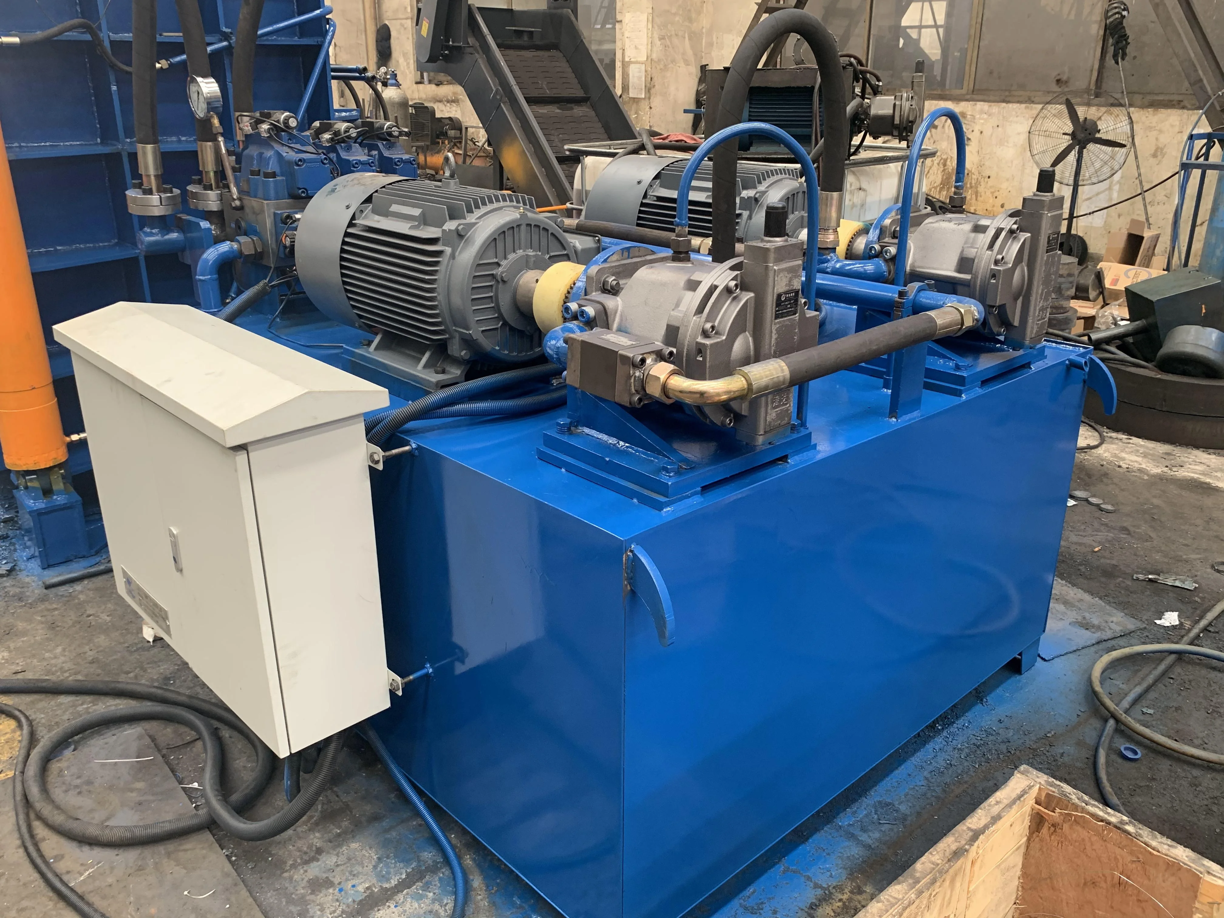 Y82T-400 Vertical Hydraulic Semi-automatic Scrap iron Stainless Steel Baler Metal Machine