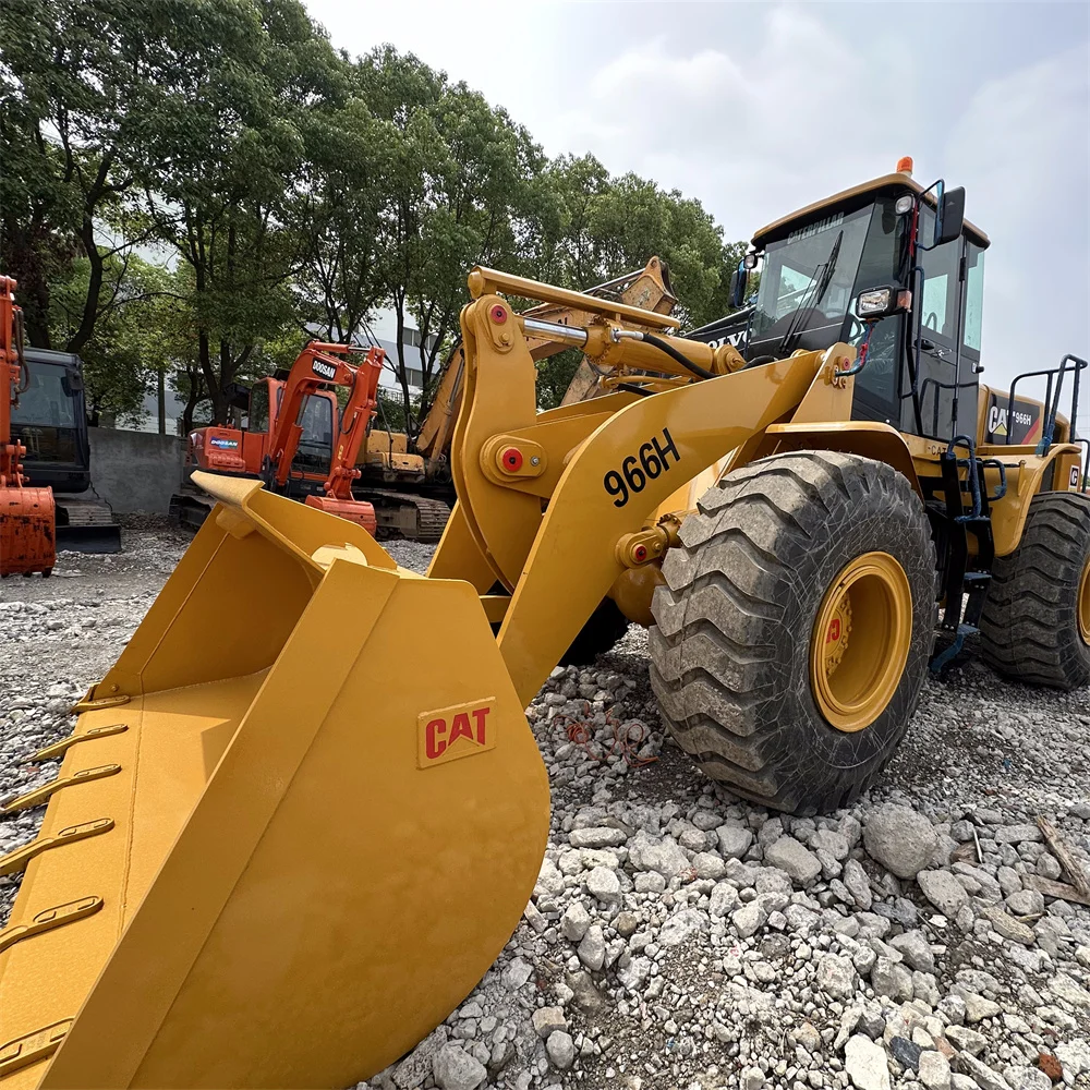 Оборудование для фронтального погрузчика Caterpillar CAT 966h подержанный погрузчик кошек 966 строительная машина