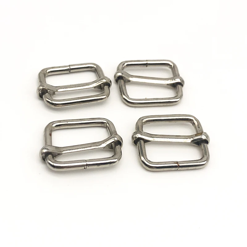 25mm High Quality Nickle Plated Iron Tri Glide Slider Buckle Hardware Rigging Adjustable Buckle For Bag Strap Sports Equipment