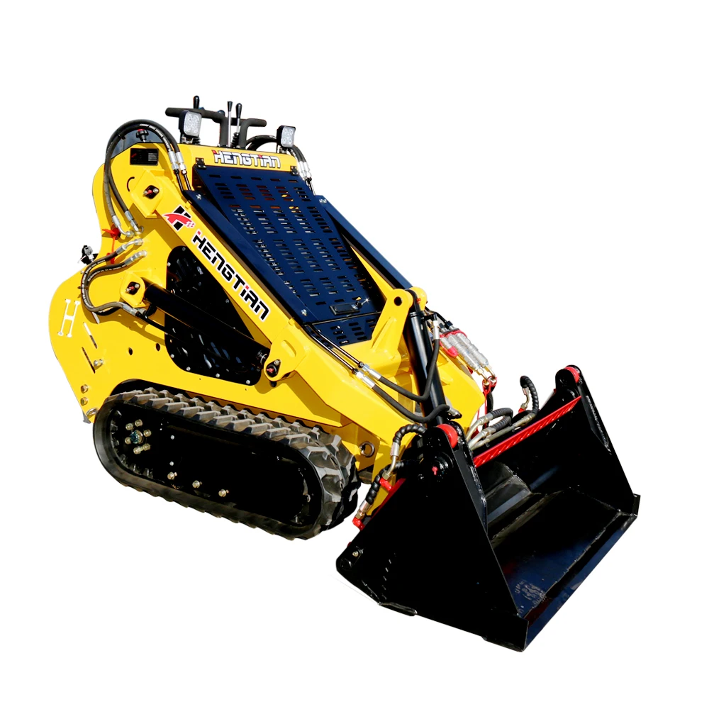 Мини-погрузчик с бортовым поворотом экскаватором на