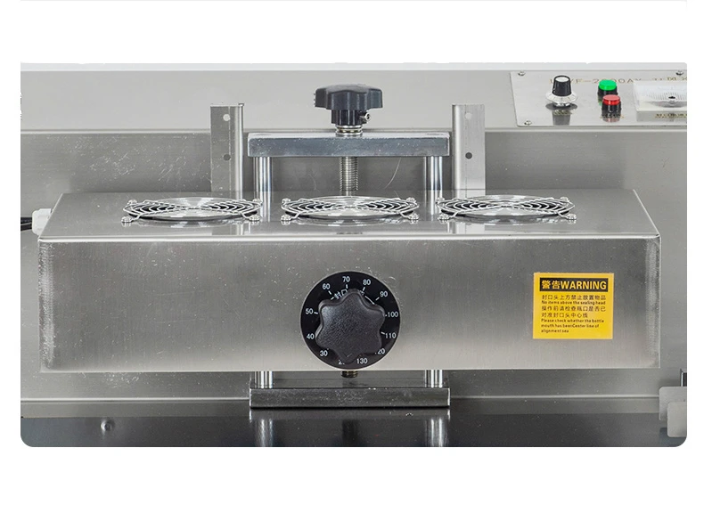 Continuous Automatic Plastic Bottle Cap Induction Aluminum Foil Heat Sealing Machine