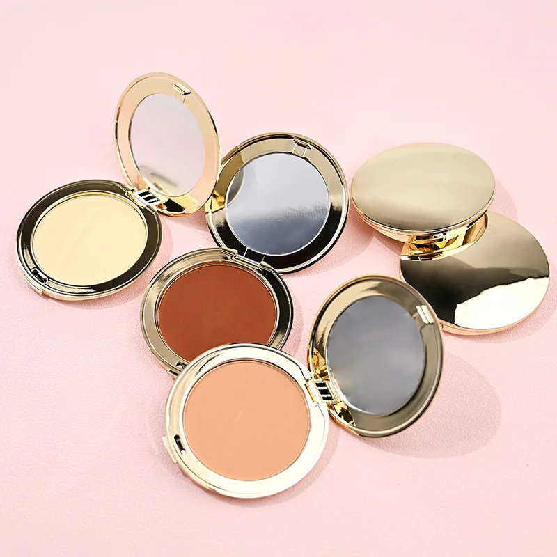 21 Colors Private Label Vegan Long Lasting Waterproof Powder Foundation Pressed Setting Powder Banana