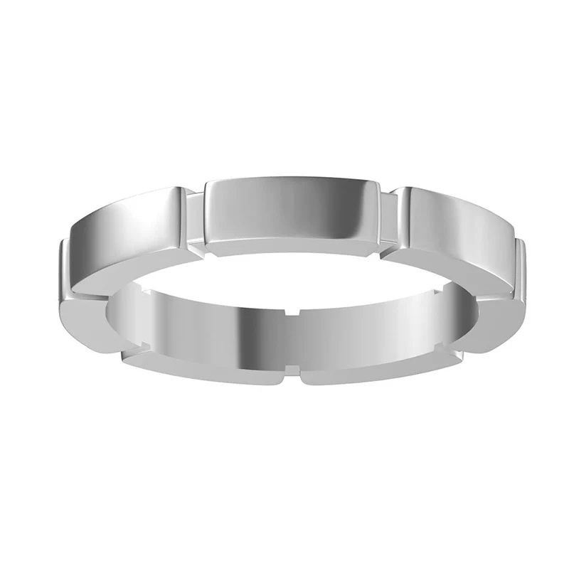 Luxury diamond rings ladies men couples 18K yellow gold love ring