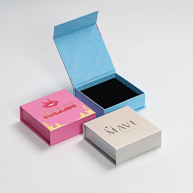 Korea Flip Open Box High-end Watch Packaging Box Luxury Jewelry Magnetic Flip Box Custom with Your Logo