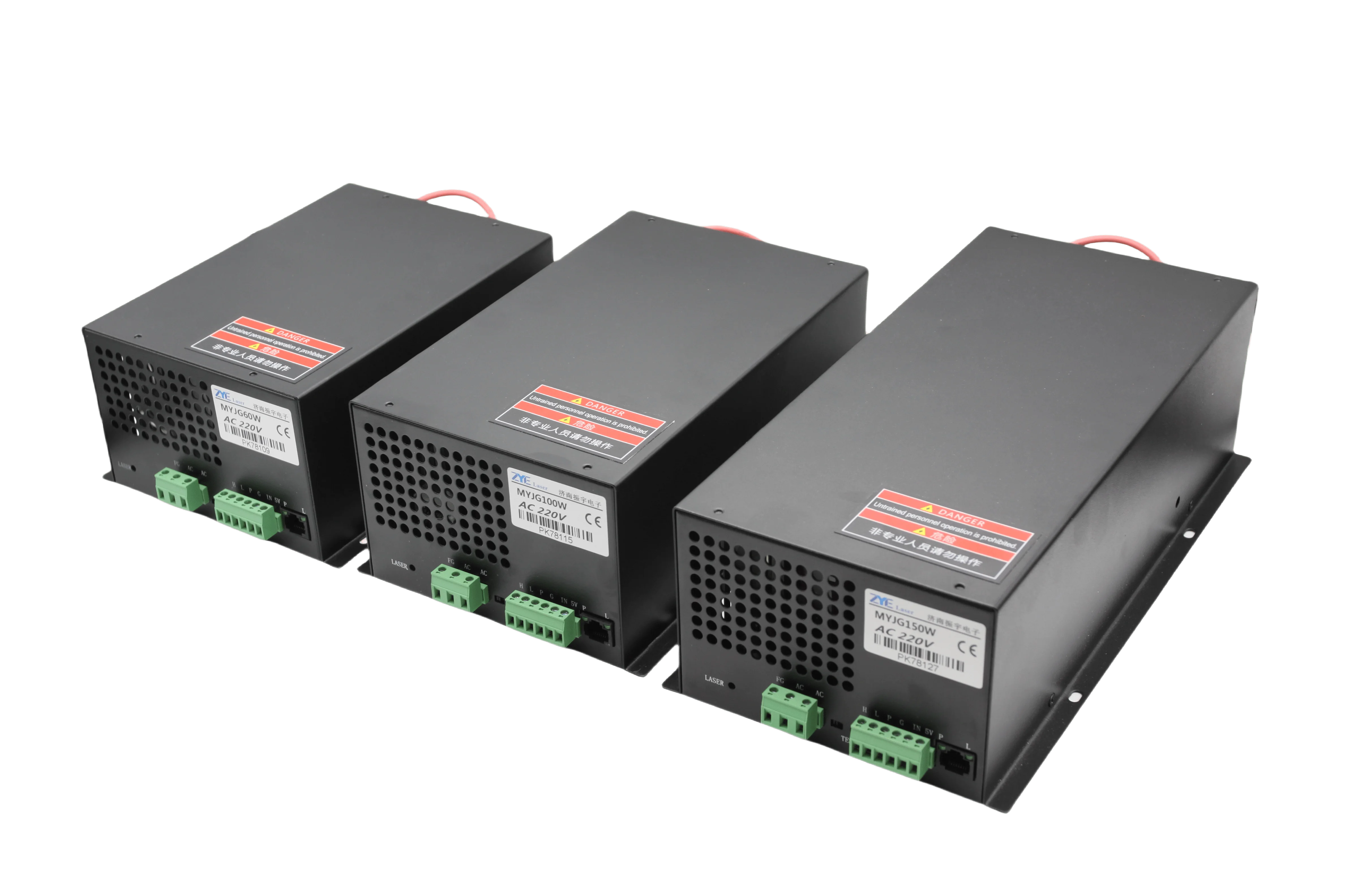 CO2 Laser Power Supply ZYE MYJG 150W with LCD display for CO2 Cutting Machine and Engraving Machine CO2 Laser Power Supply