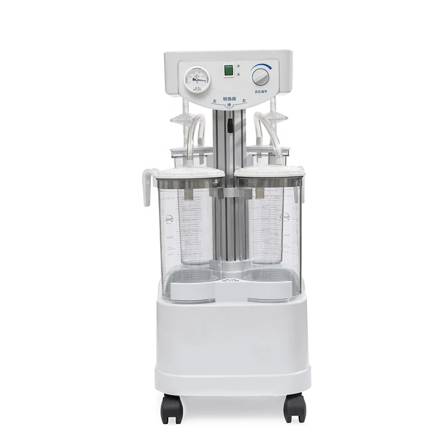 IN-I050A Medical Electric Suction Device Negative Pressure Portable Low Noise Phlegm Suction Machine With Double Bottle 2500ml*2