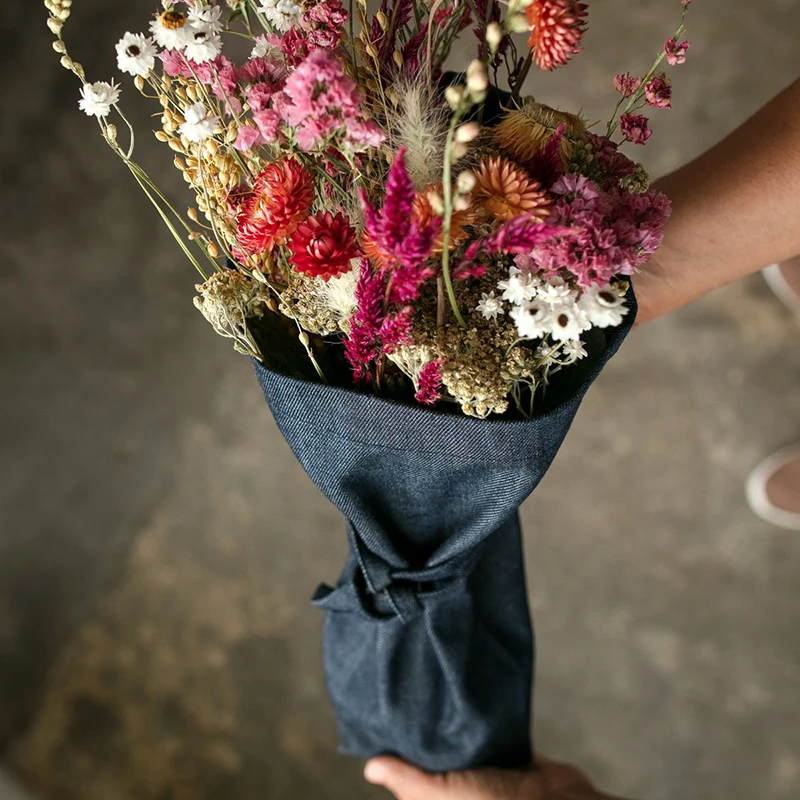 Fashion Natural Canvas Eucalyptus Bags Canvas Sunflower Packaging bags