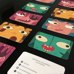 Custom Logo Printed Hot Stamping 1200gsm Carte De Visite Printing Black Business Card