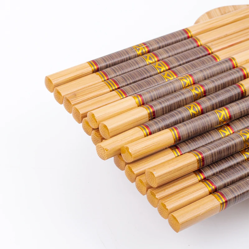 customized reusable 100% natural chop sticks bamboo chopstick japanese sushi chopsticks set with logo