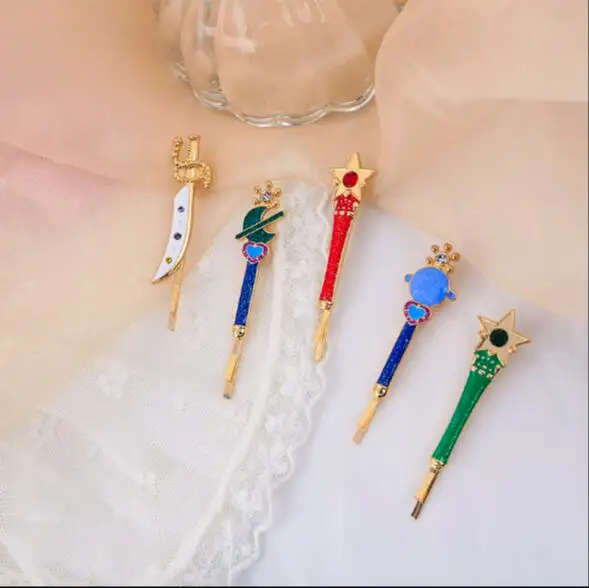 wholesale fashion girls crystal hair clips metal hair clips bling hair clips for women girls accessories