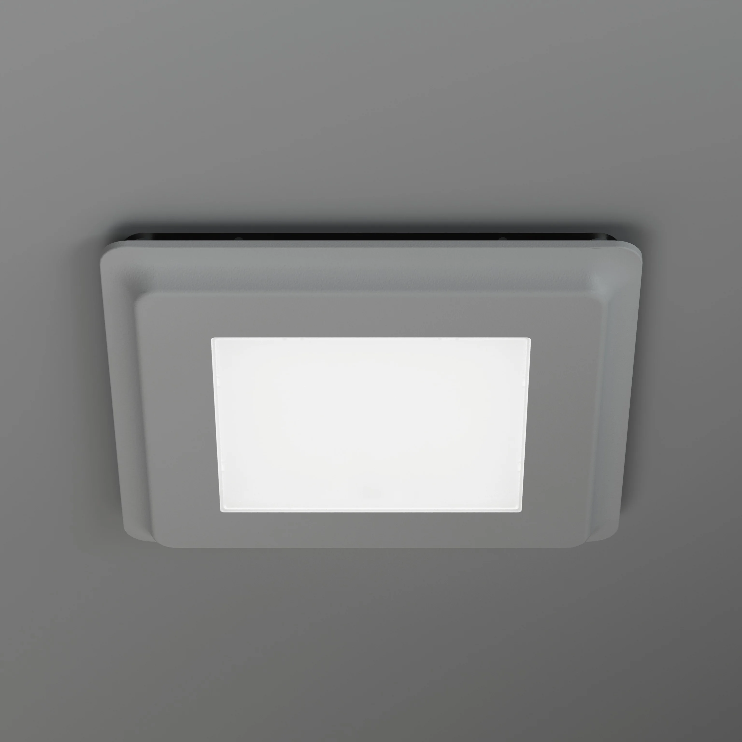 Bathroom Exhaust Fan with Light 8 Inch 120VAC 80CFM AC Motor 20W 5CCT Selectable 15W for the light 1200lm Dimmable ETL Certified