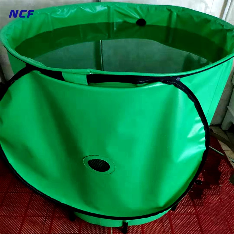 Flexible Water Barrel, Garden Folding Flexible Collapsible PVC 250L Rain Barrel Tank