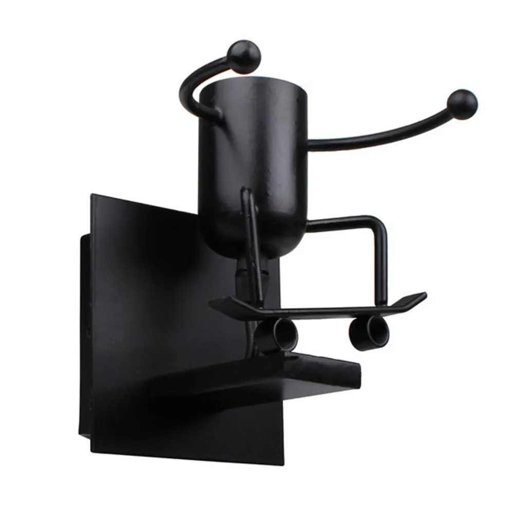 Industrial loft outdoor wall lamp vintage retro wall lights for home lamp little man wrought iron japanese wall lamp