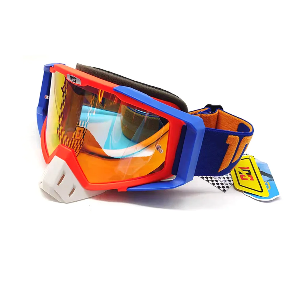 100 OEM уличные спортивные мотоциклетные очки с защитой от УФ-лучей, индивидуальные мотоциклетные очки, очки для мотокросса для мужчин