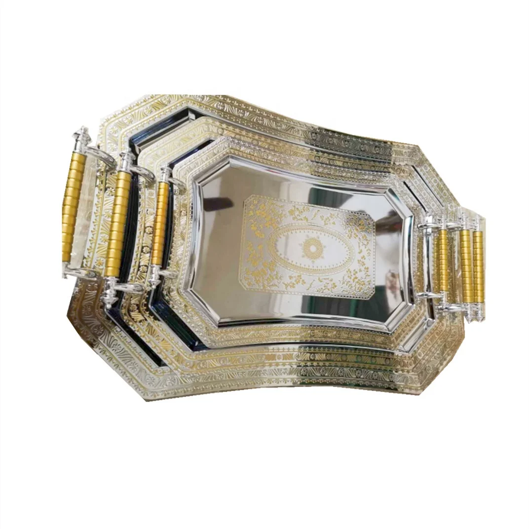 3 шт. прямоугольные лотки из нержавеющей