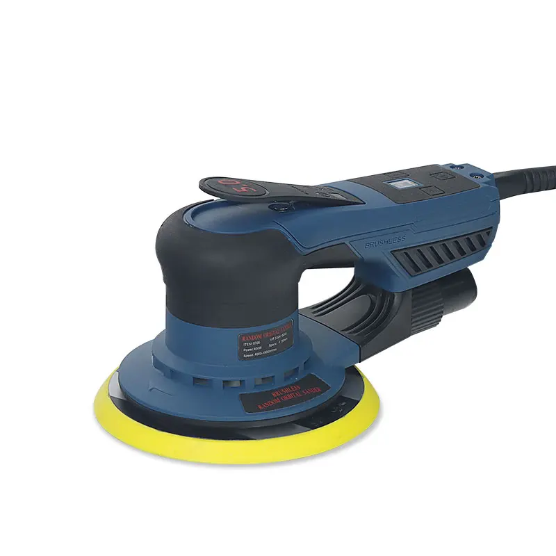 Random Orbital 400W 150mm Power Tools 5mm Eccentricity Brushless Electric Orbital Sander