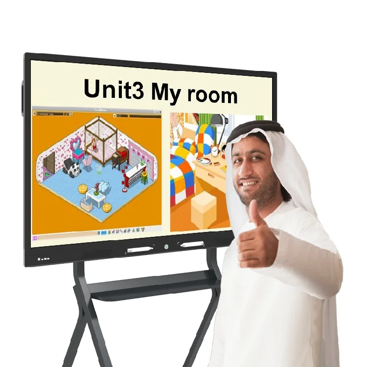 55/65/75/86/98 Inch Light Resistance Infrared Touch Frame Cultural Equipment For Education In Schools