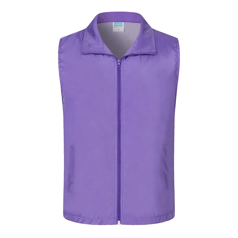 Недорогой рекламный жилет унисекс на заказ, рекламный жилет с индивидуальным логотипом