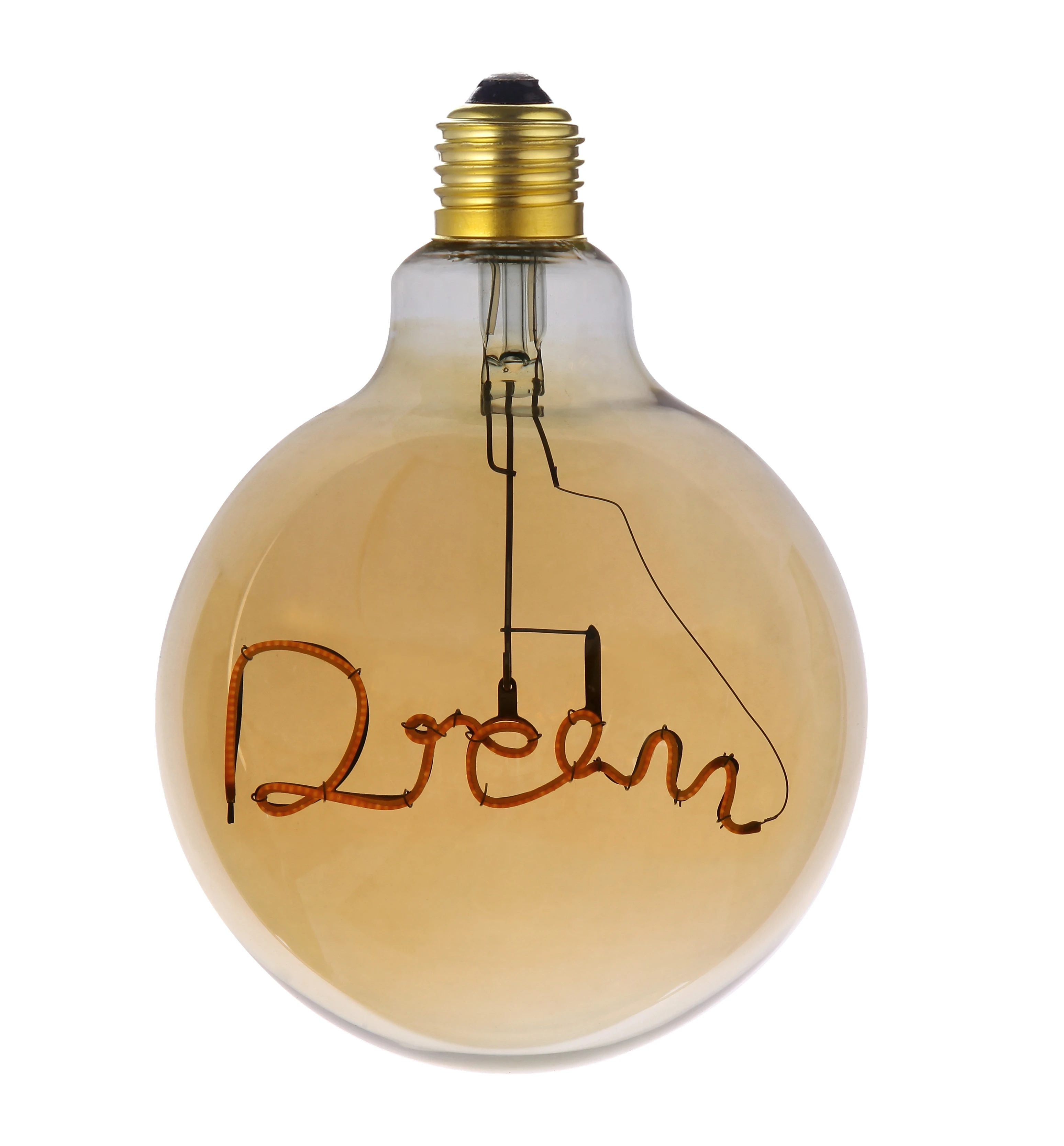 Flexible LED  Filament Lamp G125 4W   Letter Words Dream LIGHT  Decorative Bulb