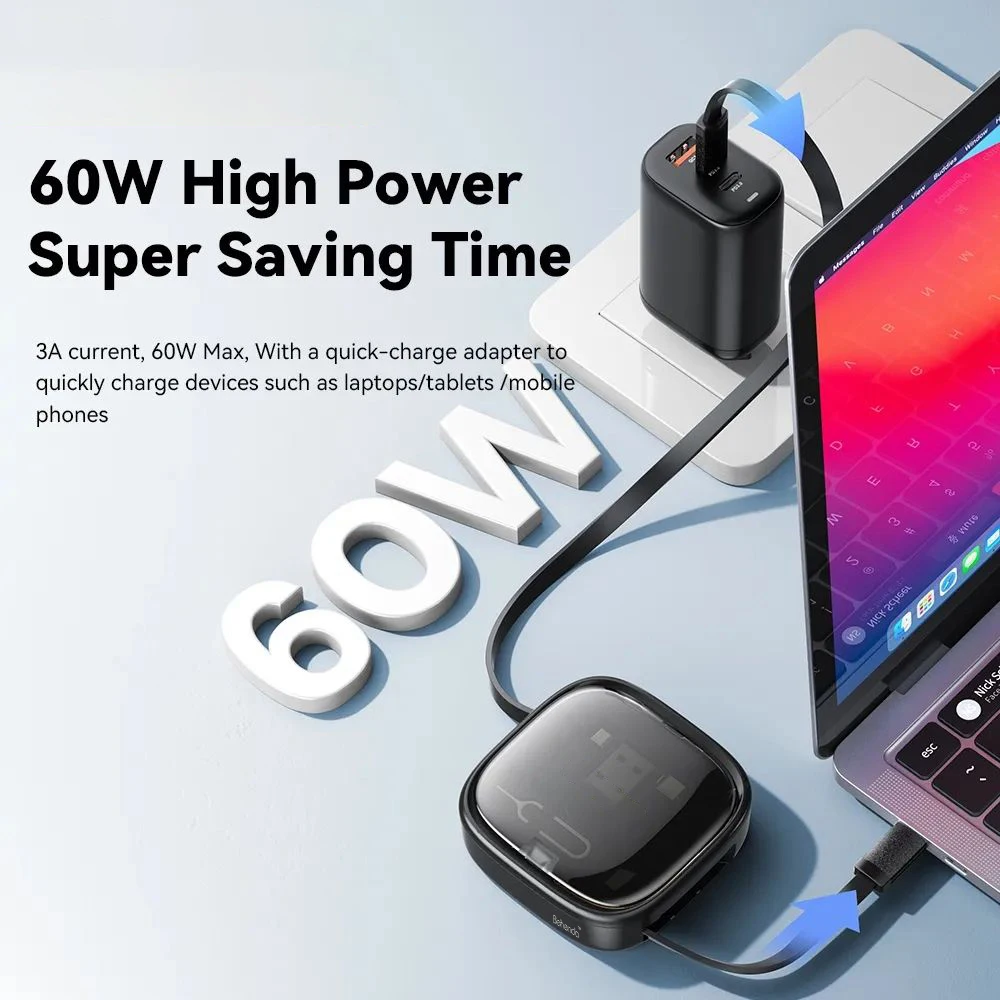 Wholesale Customized Design Retractable Charging Cable USB C Adapter OTG Kit Data Transfer Card Slot Phone Holder Gift Purpose