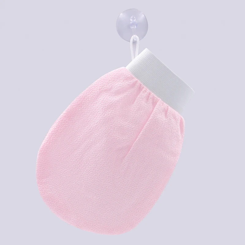 Morocco Kessa Bath Gloves Exfoliating Mitt Hot Sell 100% Viscose Custom Logo Body Hand Korean Glove Opp Bag + Carton Packing