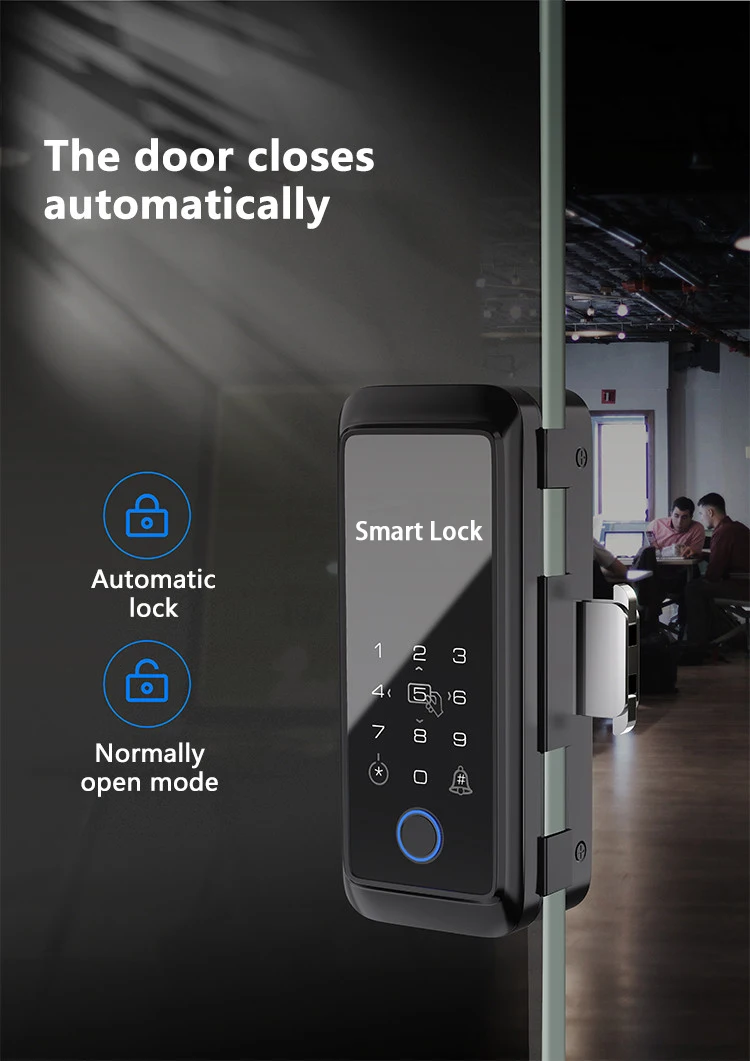 YOUHE C2 High Quality Safe Double Side Open Commercial Sliding Glass Door Lock For Family Apartments