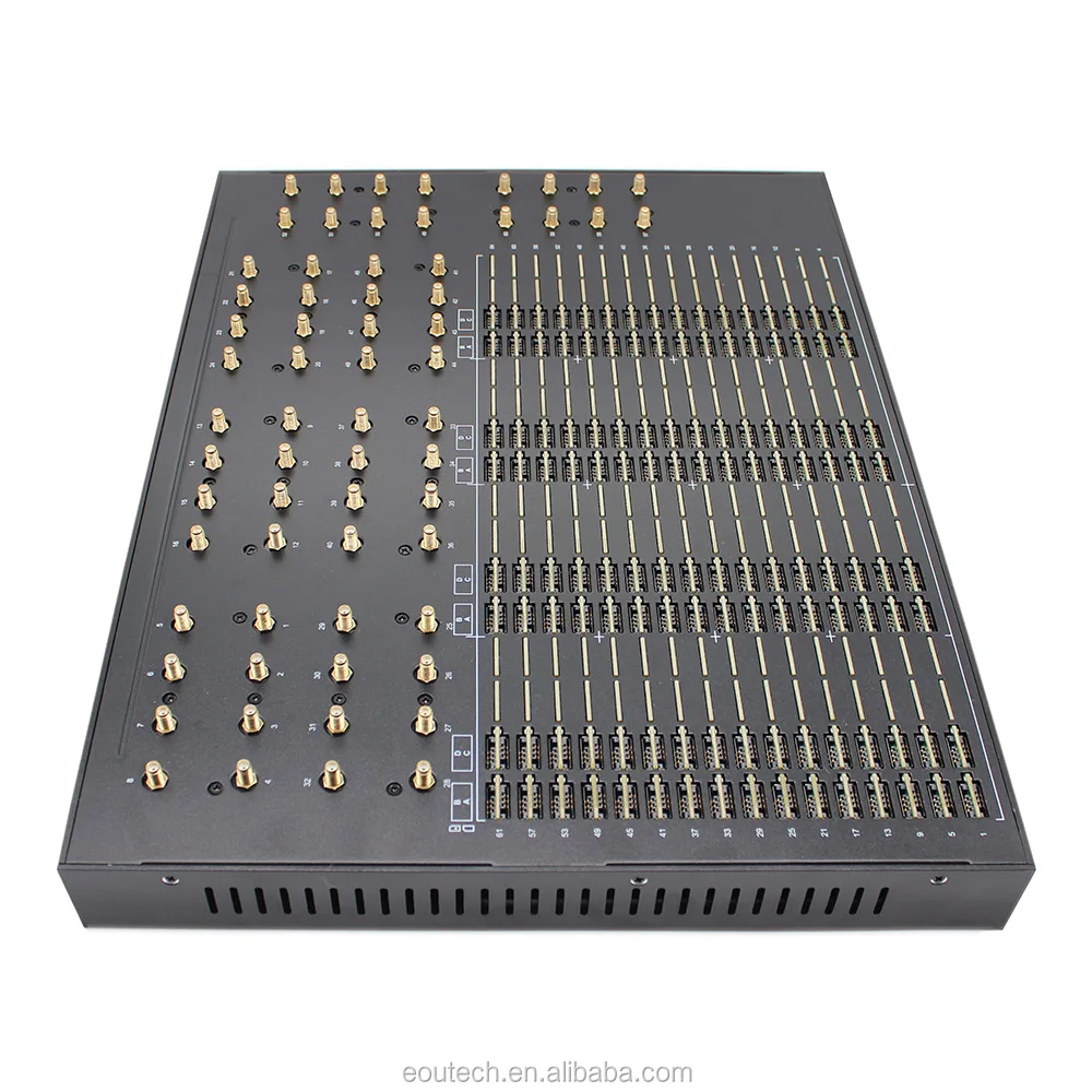 Fast Speed 4G LTE  Modem GSM Gateway 64 GSM Modem With SIM Card Slot SMS MMS device