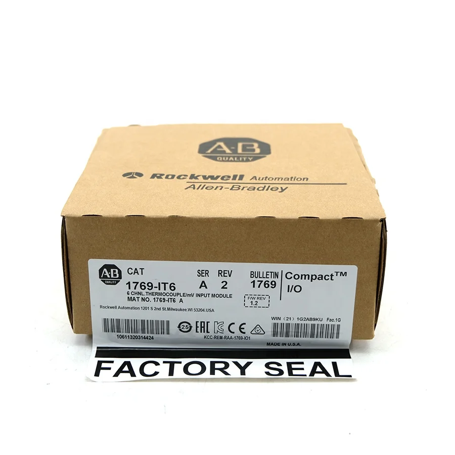Allen Bradley 1769-it6-канальный компактный входной модуль ввода/вывода термопары контроллер plc