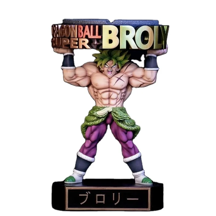 OEM PVC Vinyl Japanese Anime Dragonball Broly Ashtray Collectible Figurines Action Figure