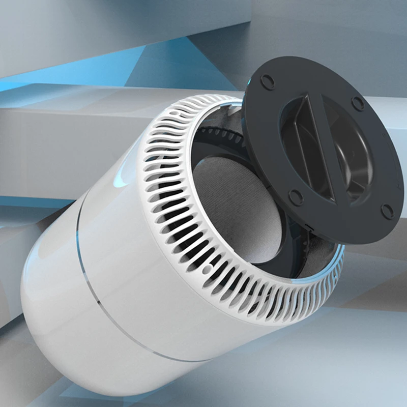 personal desktop activated carbon h13 hepa filter air purifier