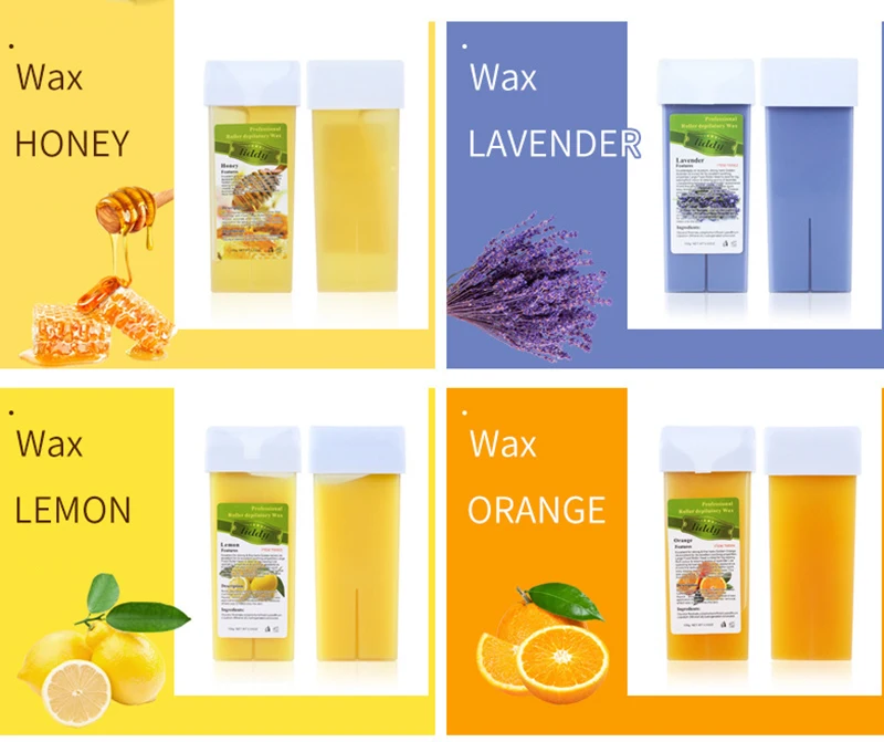Tiktok Hot Selling Tender Smooth Skin Bringing Portable Easier to be Washed Away Roller depilatory Wax