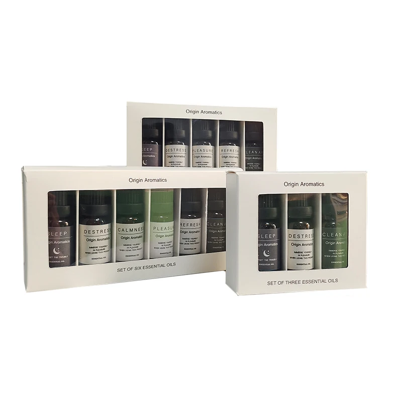 OEM/ODM wholesale pure natural aromatherapy massage 6pcs blend essential oil gift set essential oil set for diffusers