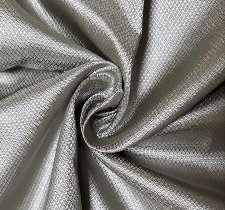 High Grade EMI RFID Shielding Anti Radiation Radiowave Microwave Electromagnetic Fields Diamond Shape Faraday Fabric
