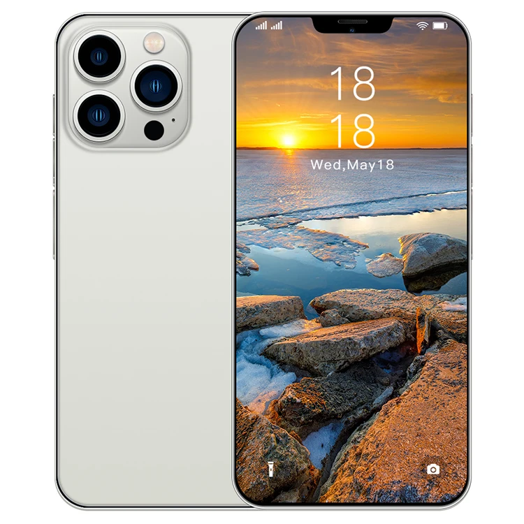 Hot Sale Dual SIM PRO MAX 16GB+512GB 6.7 Inch full Display Android 11.0 Mobile Phone I13 PRO MAX Cell Phone Smartphone