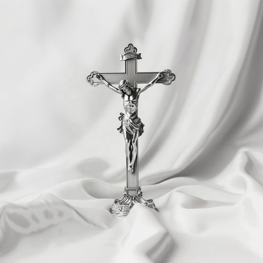 Customized high quality icon sculpture orthodox Jesus statue praying for use in places of worship