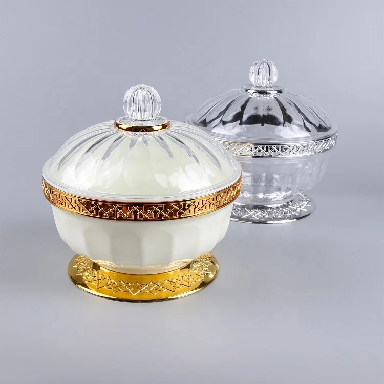 Custom Transparent Round Large Fruit Storage Decorative Ps Bowls Clear Plastic Salad Bowl With Lids