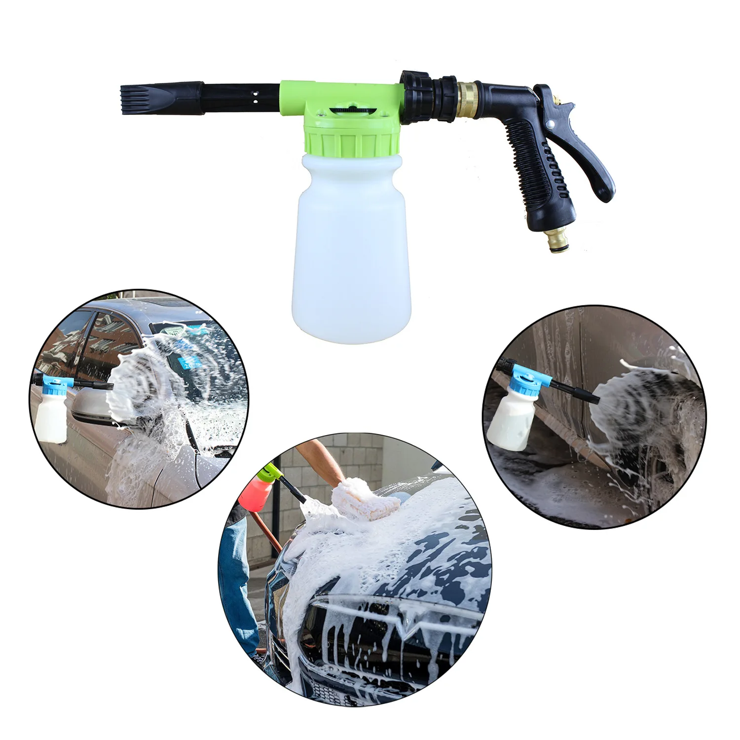 Watering High-pressure Car Wash Foam Snow Foam Lance Wash Blaster Sprayer Plastic Irrigation System For Watering