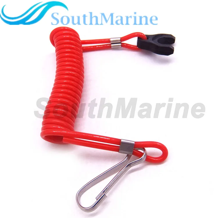353068210 353-06821-0 353068210M Kill Stop Switch Safety Lanyard Cord for Tohatsu Nissan Outboard Motor
