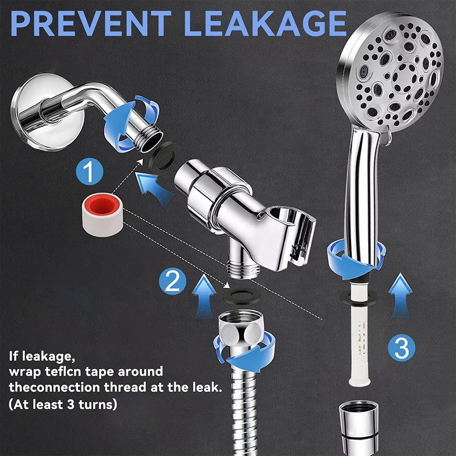 Factory Shower Water Filter Massage High Quality American Style Pressurized Hand Shower Filtered Shower Head For Hard Water