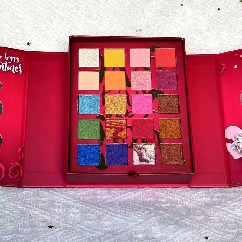 Wholesale High Pigments 9 colors eyeshadow pallet  Colorful Long Lasting Glitter eyeshadow