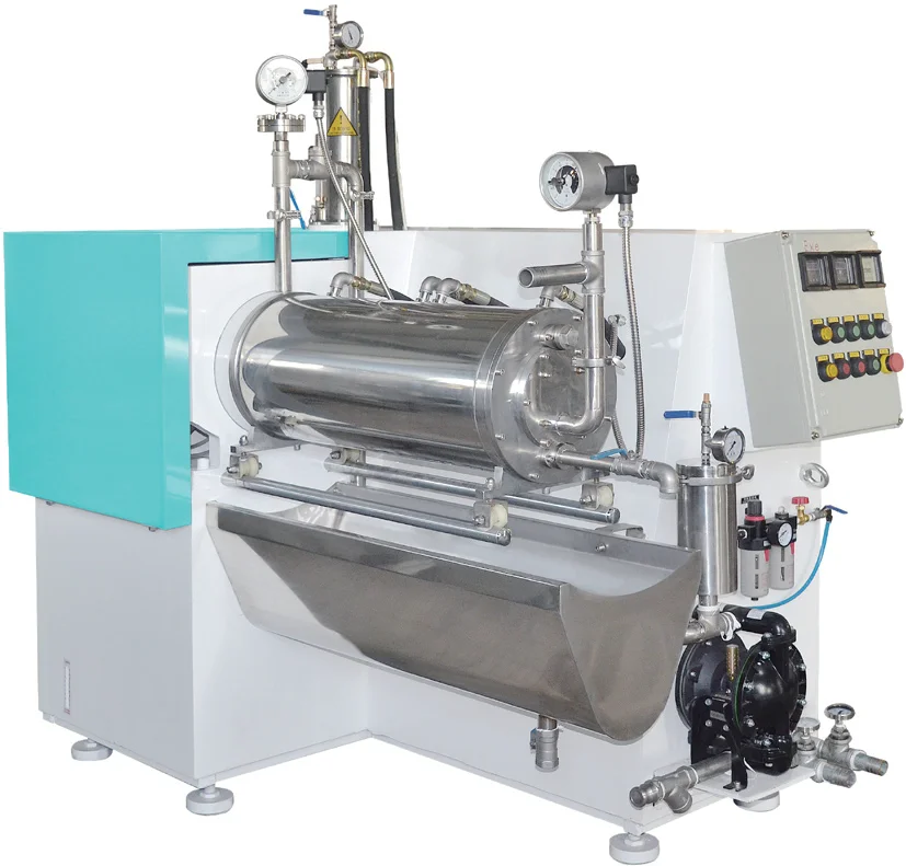 large flow rate static sand mill grinding machine wear resistant hard alloy excellent temperature control water-base