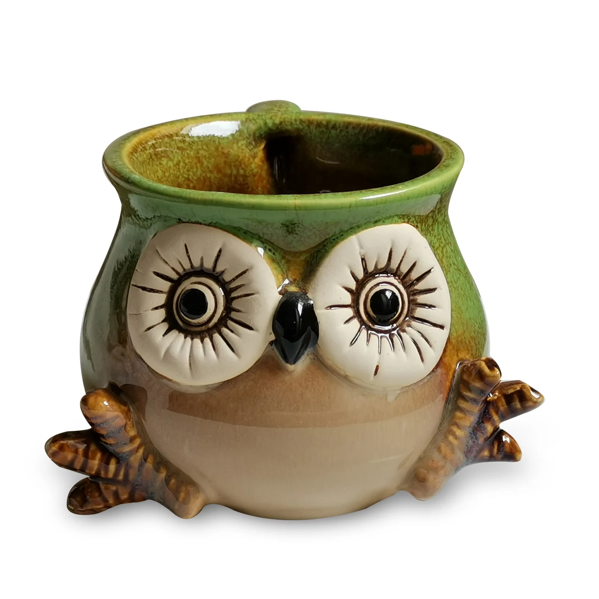 2024 new design ceramic owl design 3d mug 3d inside custom coffee mug3d inside custom coffee mug