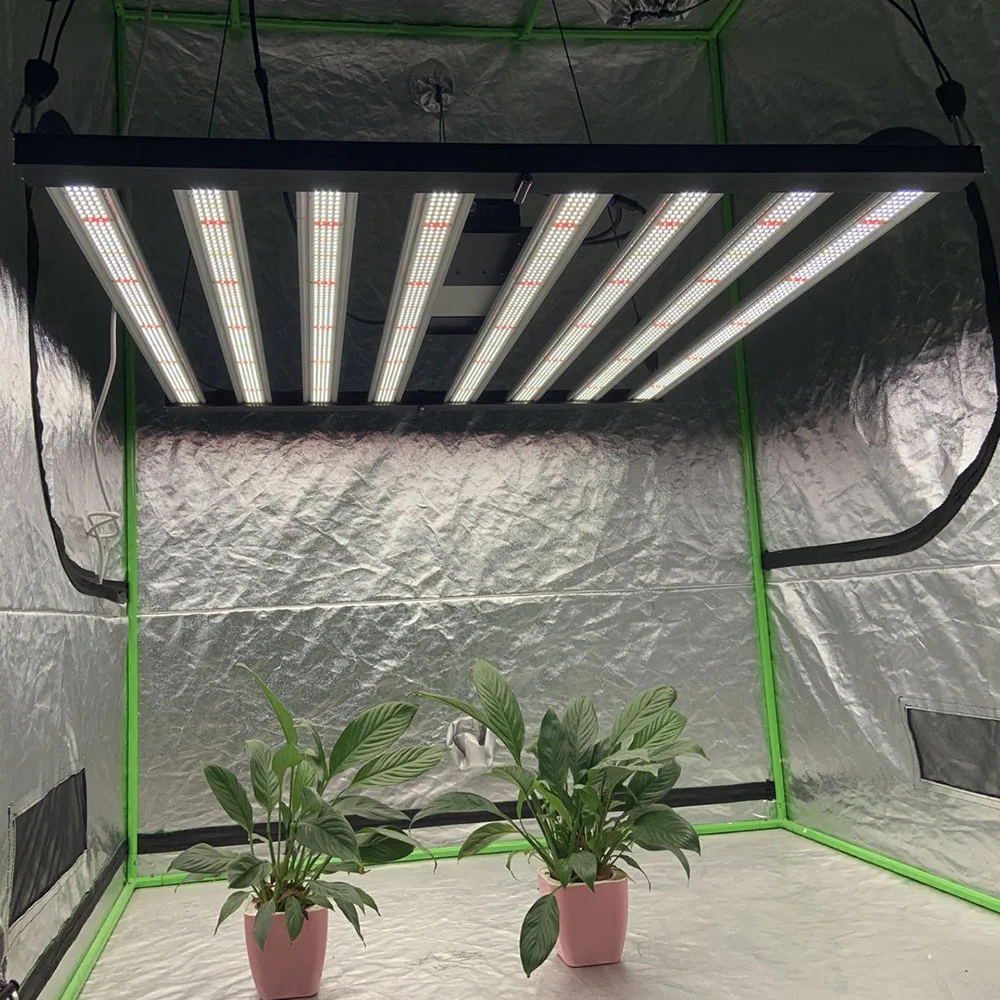720 watt 8 bar Indoor Medical Plant Dimmable Hydroponic 800w 720w Full Spectrum Samsung 561c lm301b LED Grow Light Bar Strip