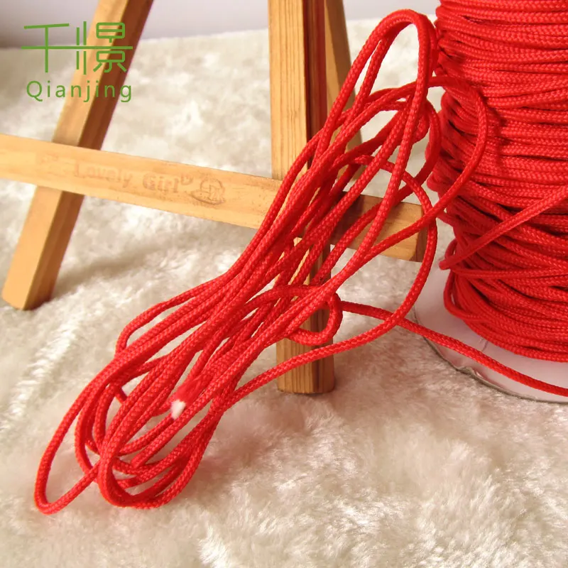 RP01 manufacturer hot sale 2mm pp string braid cord with core minuteness string line for bags or packing