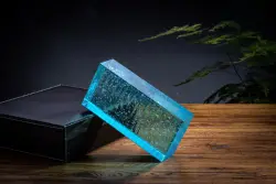 Jingyage Wholesale Hot Sale 200x100x50mm Wall Partition Multi Gradient Color Glass Brick Glass Block