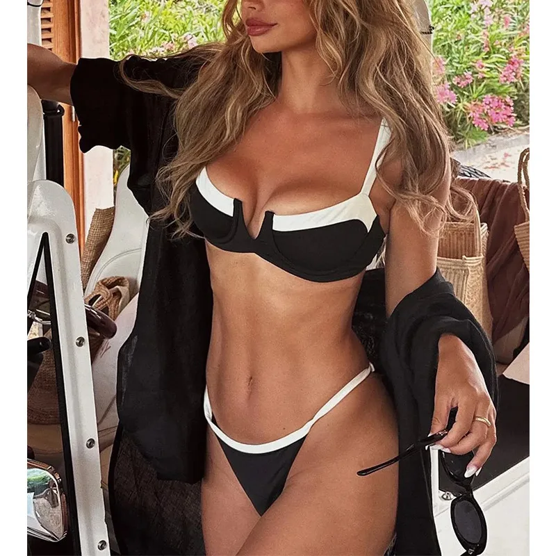 China Wholesale Summer Brazil Micro Sling Bikini Women Luxury Microkini Beach Swimwear
